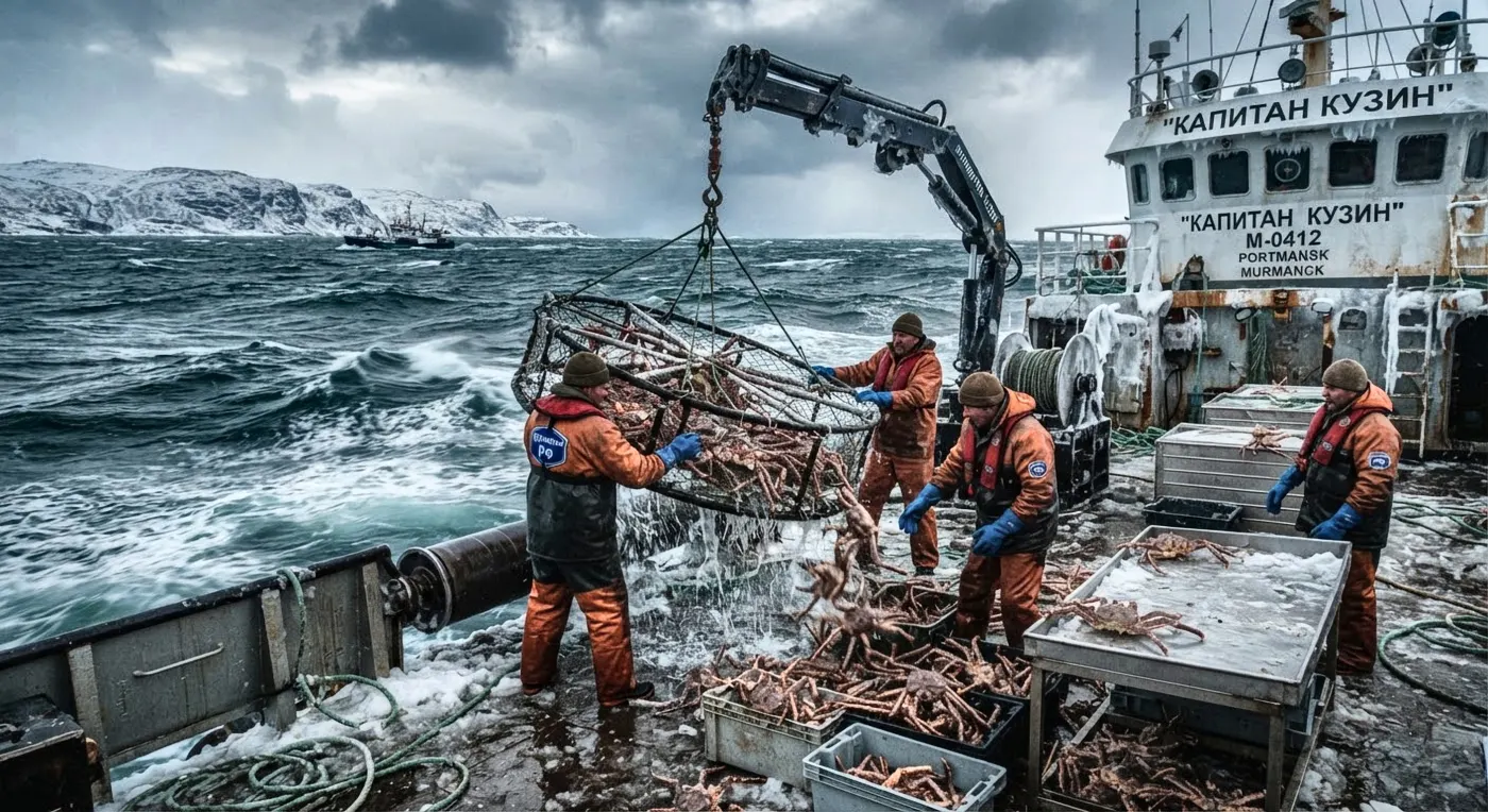 Crab fishing vessel Norway
